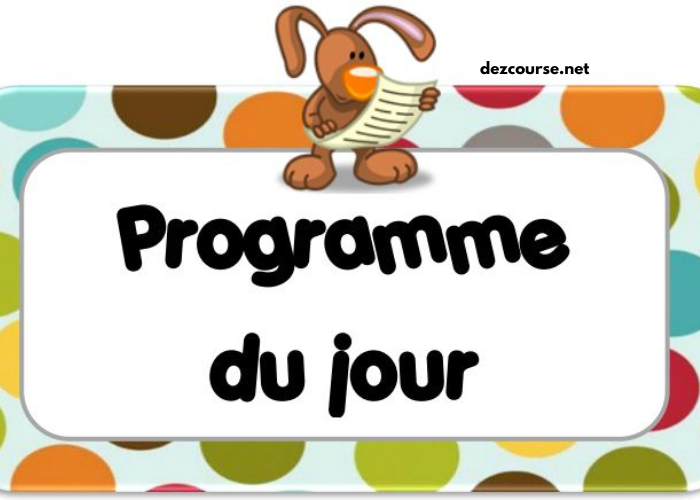 Programme Du Jour