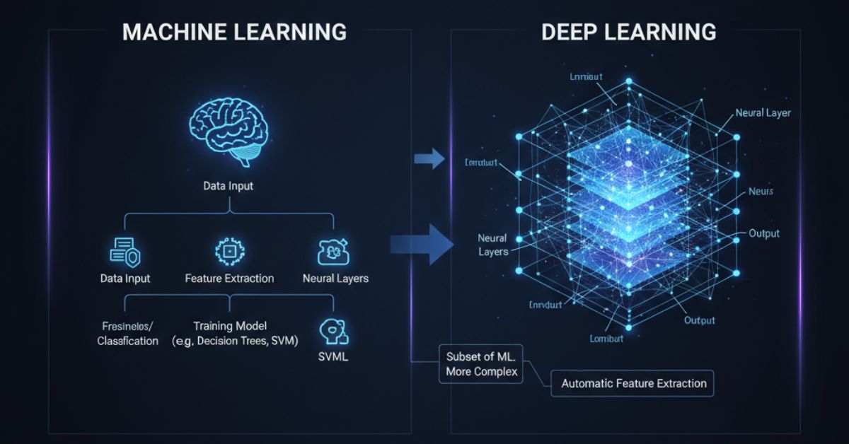 Difference Between Machine Learning and Deep Learning