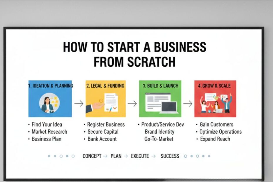 How to Start a Business From Scratch