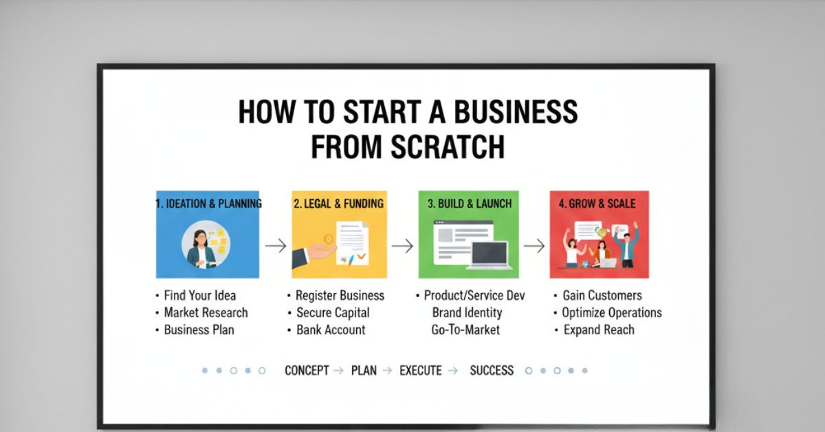 How to Start a Business From Scratch